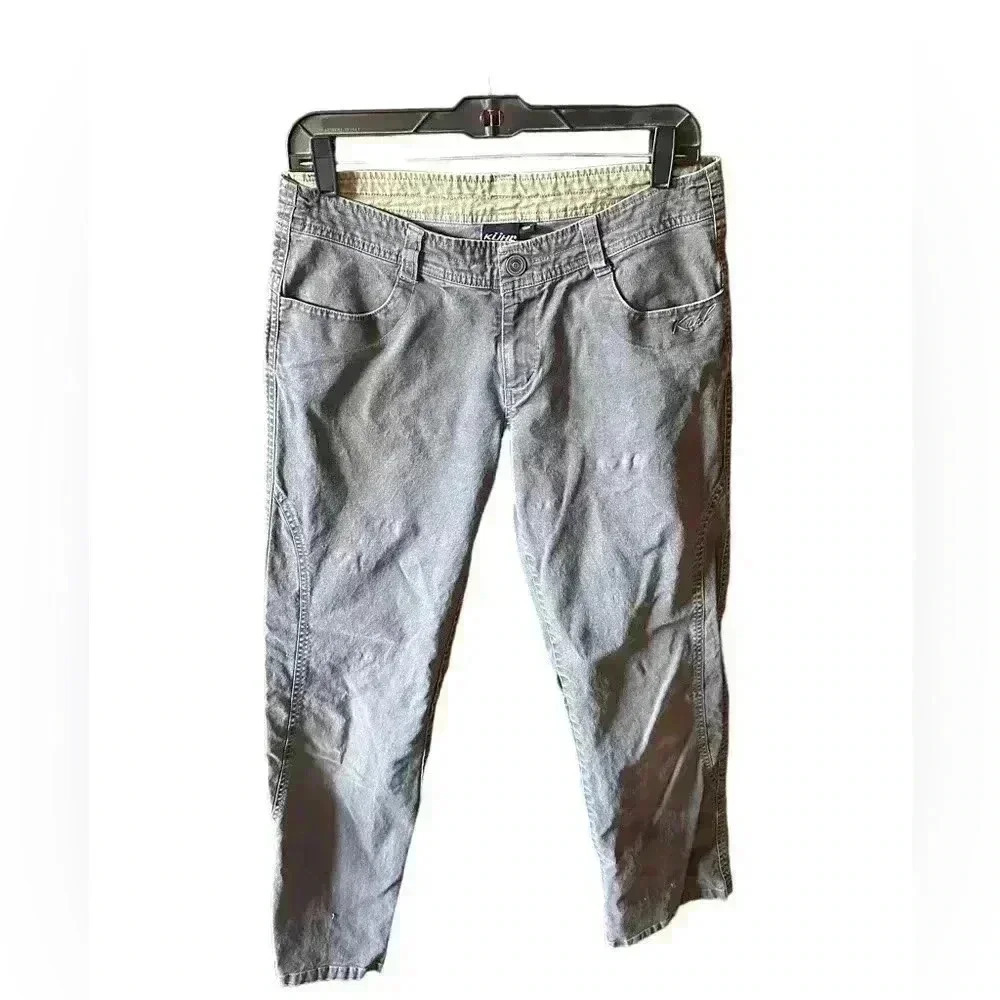 Women’s size 8‎ Kuhl gray pants. VGUC. Metal zipper and button, nice twill.
